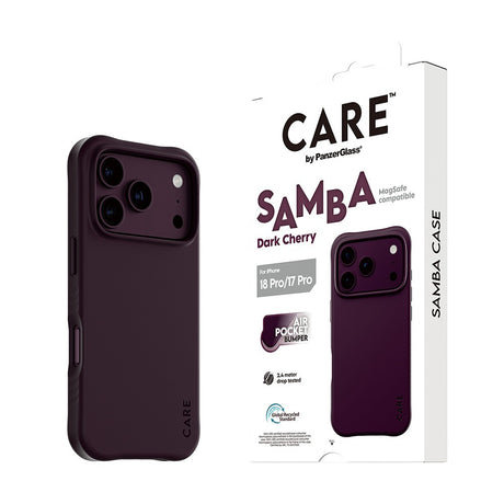 CARE by PanzerGlass iPhone 17 Pro/iPhone 18 Pro Deksel Samba MagSafe Cherry