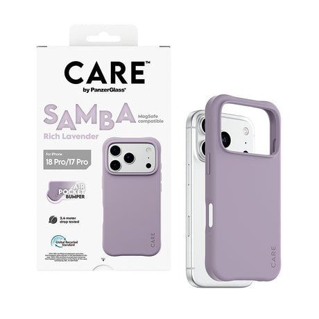 CARE by PanzerGlass iPhone 17 Pro/iPhone 18 Pro Deksel Samba MagSafe Lavendel