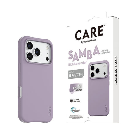 CARE by PanzerGlass iPhone 17 Pro/iPhone 18 Pro Deksel Samba MagSafe Lavendel