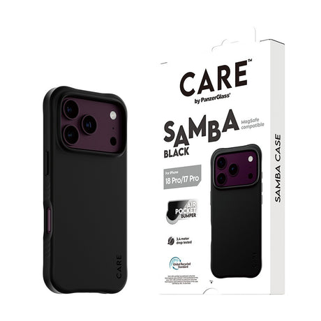CARE by PanzerGlass iPhone 17 Pro/iPhone 18 Pro Deksel Samba MagSafe Svart