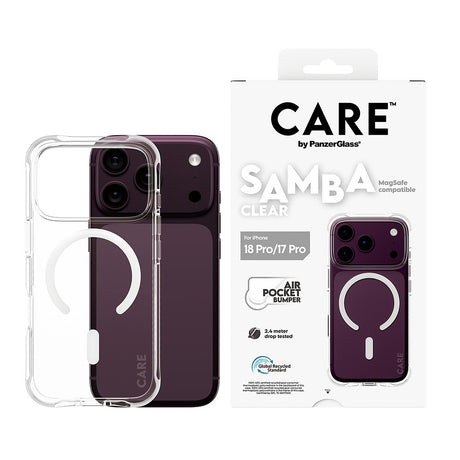 CARE by PanzerGlass iPhone 17 Pro/iPhone 18 Pro Deksel Samba MagSafe Klar