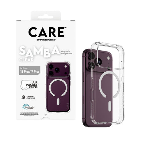 CARE by PanzerGlass iPhone 17 Pro/iPhone 18 Pro Deksel Samba MagSafe Klar