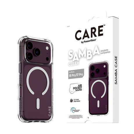 CARE by PanzerGlass iPhone 17 Pro/iPhone 18 Pro Deksel Samba MagSafe Klar