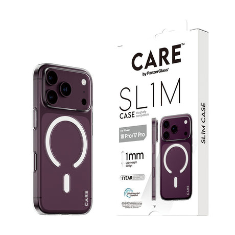CARE by PanzerGlass iPhone 17 Pro/iPhone 18 Pro Deksel SL1M MagSafe Klar