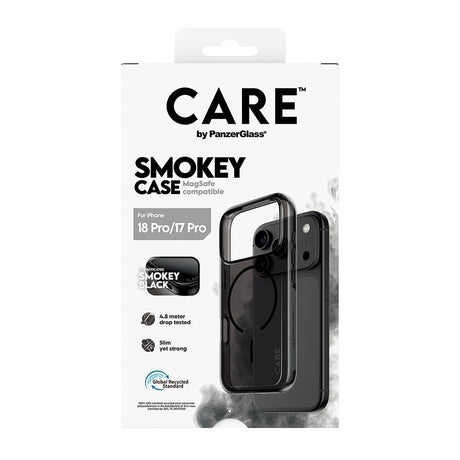 CARE by PanzerGlass iPhone 17 Pro/iPhone 18 Pro Deksel Smokey MagSafe Svart