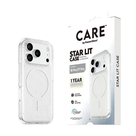 CARE by PanzerGlass iPhone 17 Pro/iPhone 18 Pro Deksel Star Lit MagSafe Klar