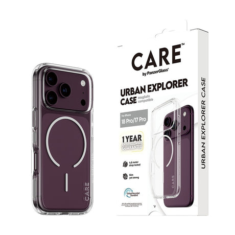 CARE by PanzerGlass iPhone 17 Pro/iPhone 18 Pro Deksel Urban Explorer MagSafe Hvit