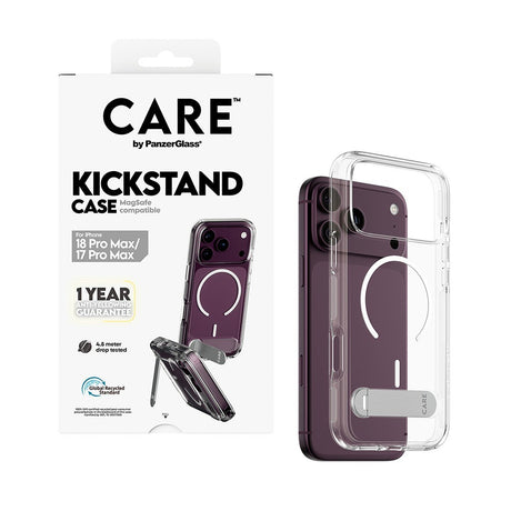 CARE by PanzerGlass iPhone 17 Pro Max/iPhone 18 Pro Max Deksel Kickstand MagSafe Klar