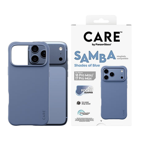 CARE by PanzerGlass iPhone 17 Pro Max/iPhone 18 Pro Max Deksel Samba MagSafe Blå