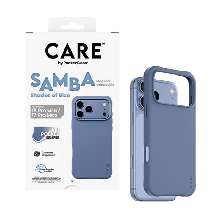 CARE by PanzerGlass iPhone 17 Pro Max/iPhone 18 Pro Max Deksel Samba MagSafe Blå