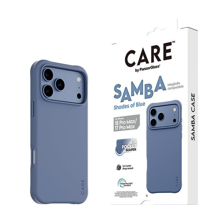 CARE by PanzerGlass iPhone 17 Pro Max/iPhone 18 Pro Max Deksel Samba MagSafe Blå