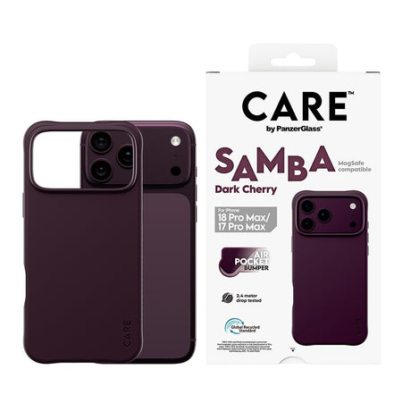 CARE by PanzerGlass iPhone 17 Pro Max/iPhone 18 Pro Max Deksel Samba MagSafe Cherry