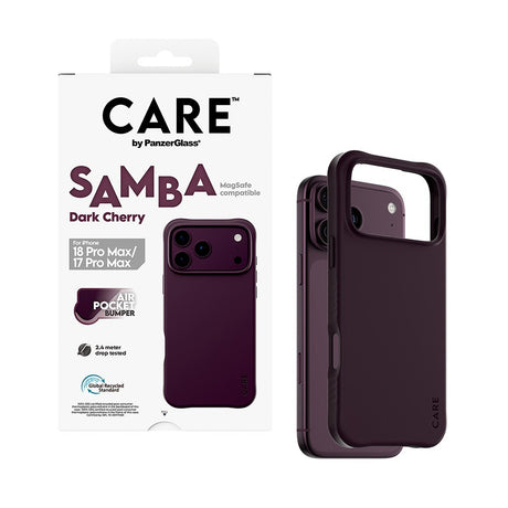 CARE by PanzerGlass iPhone 17 Pro Max/iPhone 18 Pro Max Deksel Samba MagSafe Cherry