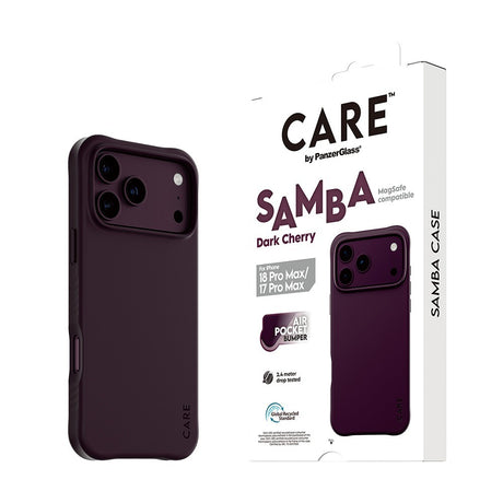 CARE by PanzerGlass iPhone 17 Pro Max/iPhone 18 Pro Max Deksel Samba MagSafe Cherry
