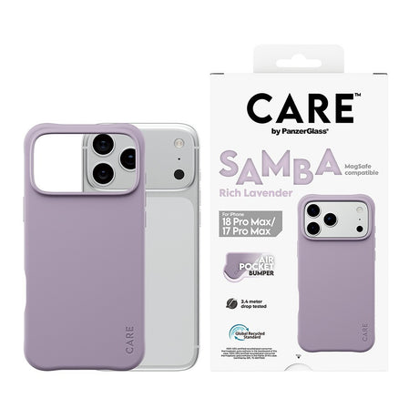 CARE by PanzerGlass iPhone 17 Pro Max/iPhone 18 Pro Max Deksel Samba MagSafe Lavender