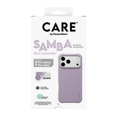 CARE by PanzerGlass iPhone 17 Pro Max/iPhone 18 Pro Max Deksel Samba MagSafe Lavender