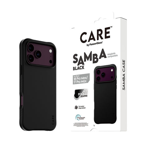 CARE by PanzerGlass iPhone 17 Pro Max/iPhone 18 Pro Max Deksel Samba MagSafe Svart