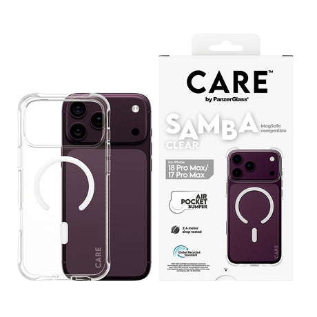 CARE by PanzerGlass iPhone 17 Pro Max/iPhone 18 Pro Max Deksel Samba MagSafe Klar