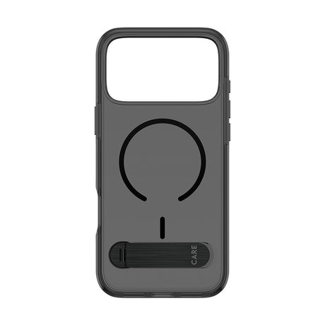 CARE by PanzerGlass iPhone 17 Pro Max/iPhone 18 Pro Max Deksel Smokey Kickstand MagSafe Svart