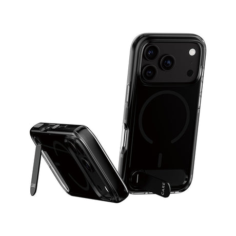 CARE by PanzerGlass iPhone 17 Pro Max/iPhone 18 Pro Max Deksel Smokey Kickstand MagSafe Svart