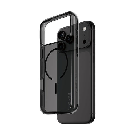 CARE by PanzerGlass iPhone 17 Pro Max/iPhone 18 Pro Max Deksel Smokey MagSafe Svart