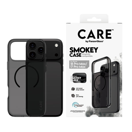CARE by PanzerGlass iPhone 17 Pro Max/iPhone 18 Pro Max Deksel Smokey MagSafe Svart