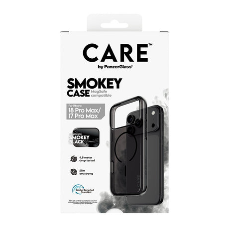 CARE by PanzerGlass iPhone 17 Pro Max/iPhone 18 Pro Max Deksel Smokey MagSafe Svart