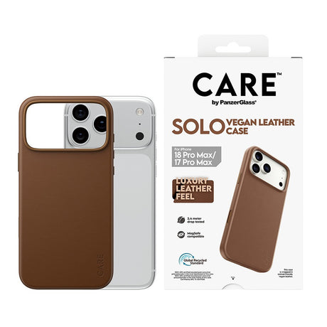 CARE by PanzerGlass iPhone 17 Pro Max/iPhone 18 Pro Max Deksel Solo MagSafe Brun