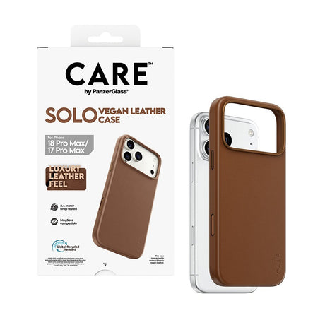 CARE by PanzerGlass iPhone 17 Pro Max/iPhone 18 Pro Max Deksel Solo MagSafe Brun