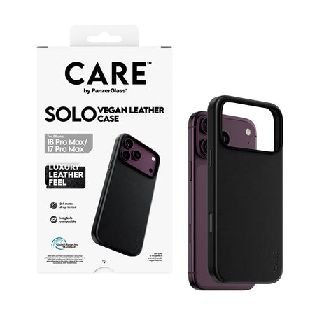 CARE by PanzerGlass iPhone 17 Pro Max/iPhone 18 Pro Max Deksel Solo MagSafe Svart