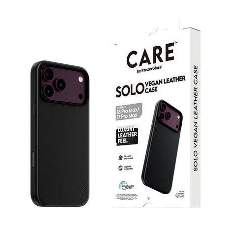 CARE by PanzerGlass iPhone 17 Pro Max/iPhone 18 Pro Max Deksel Solo MagSafe Svart