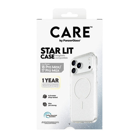 CARE by PanzerGlass iPhone 17 Pro Max/iPhone 18 Pro Max Deksel Star Lit MagSafe Klar