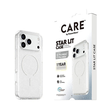 CARE by PanzerGlass iPhone 17 Pro Max/iPhone 18 Pro Max Deksel Star Lit MagSafe Klar
