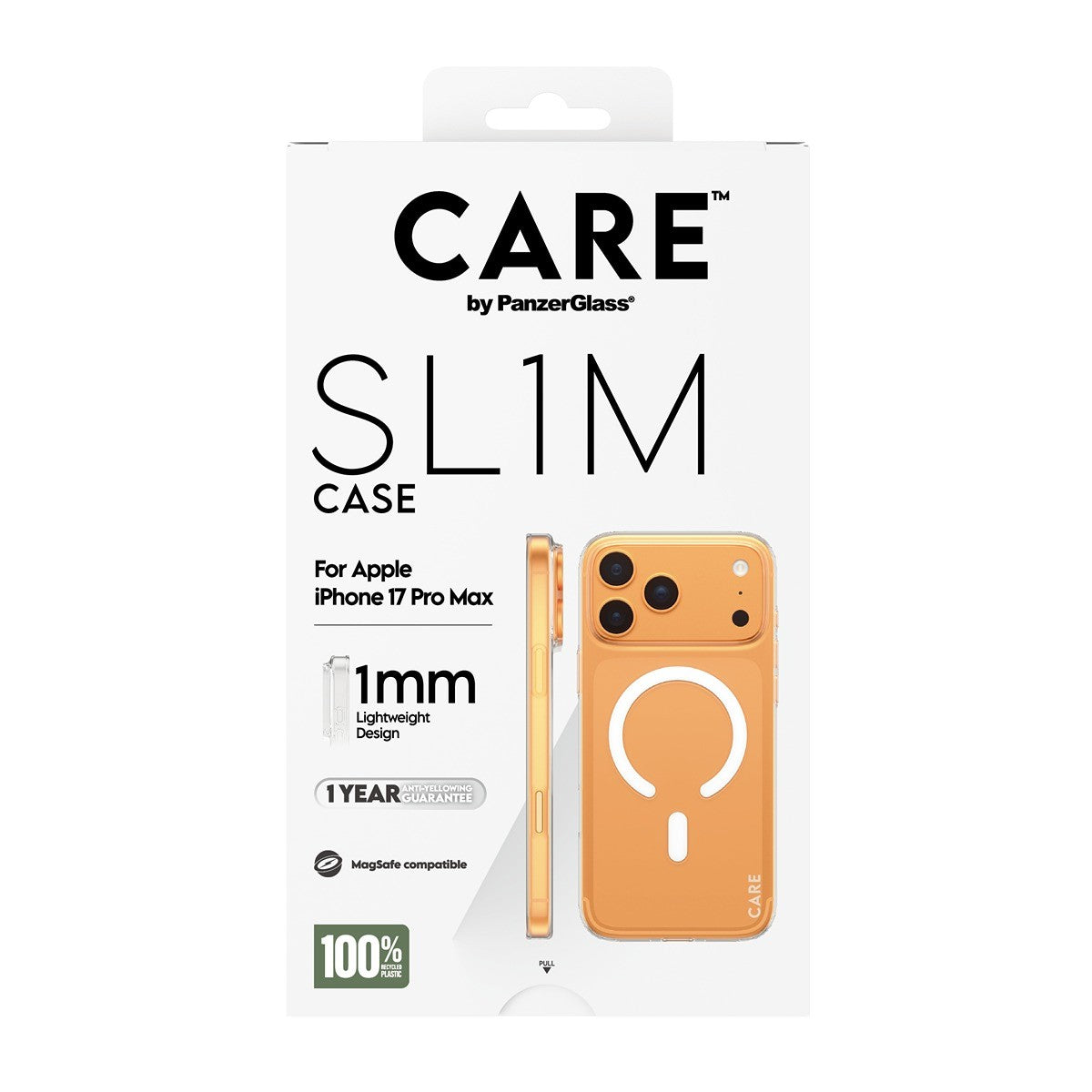CARE by PanzerGlass iPhone 17 Pro Max Deksel SL1M MagSafe Klar