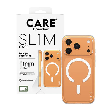 CARE by PanzerGlass iPhone 17 Pro Deksel SL1M MagSafe Klar