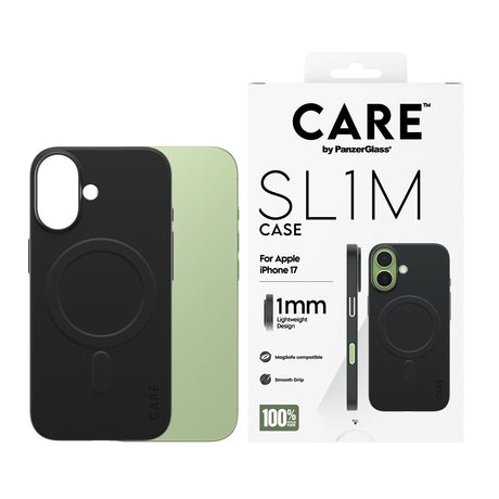 CARE by PanzerGlass iPhone 17 Deksel SL1M MagSafe Svart
