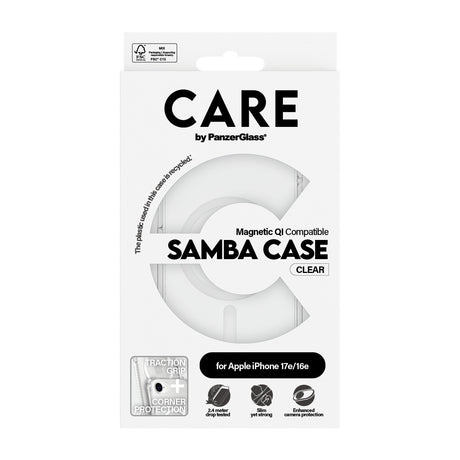 CARE by PanzerGlass iPhone 17e Deksel Samba MagSafe Klar