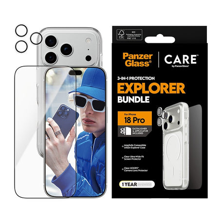 CARE by PanzerGlass iPhone 18 Pro 3-i-1 Explorer Bundle