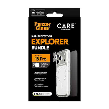 CARE by PanzerGlass iPhone 18 Pro 3-i-1 Explorer Bundle