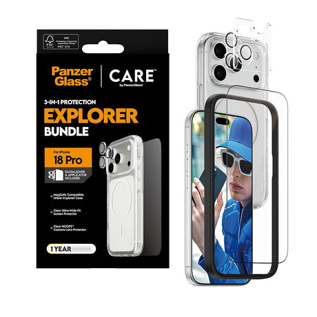CARE by PanzerGlass iPhone 18 Pro 3-i-1 Explorer Bundle
