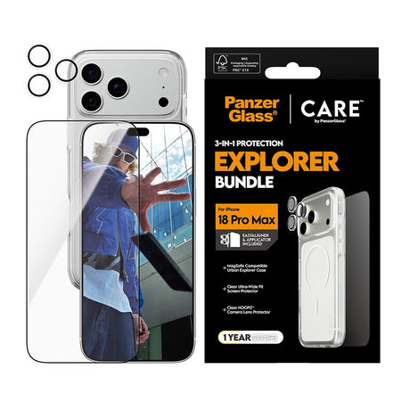 CARE by PanzerGlass iPhone 18 Pro Max 3-i-1 Explorer Bundle