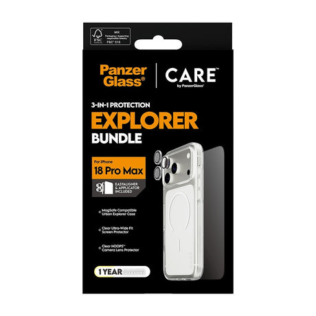 CARE by PanzerGlass iPhone 18 Pro Max 3-i-1 Explorer Bundle