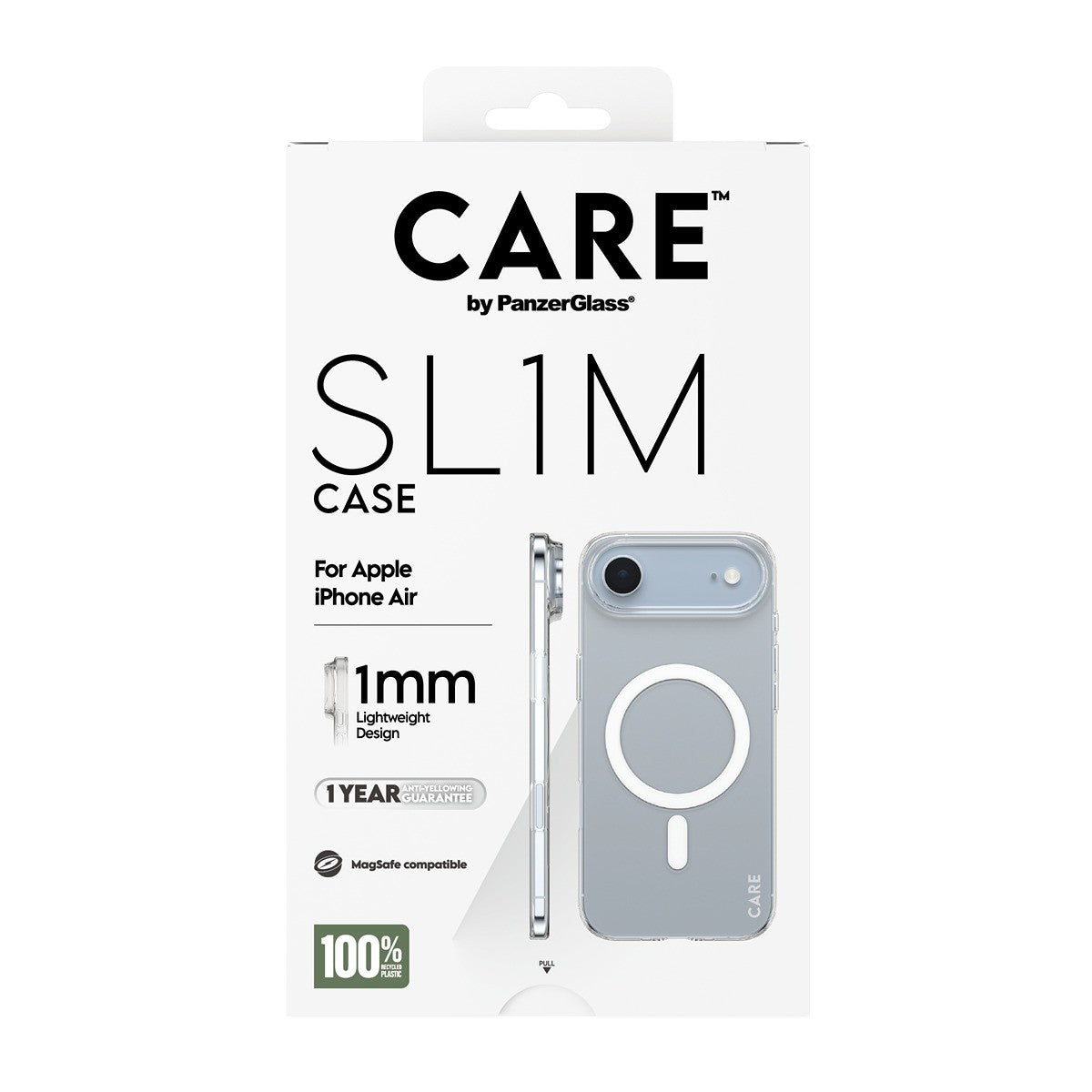 CARE by PanzerGlass iPhone Air Deksel SL1M MagSafe Klar
