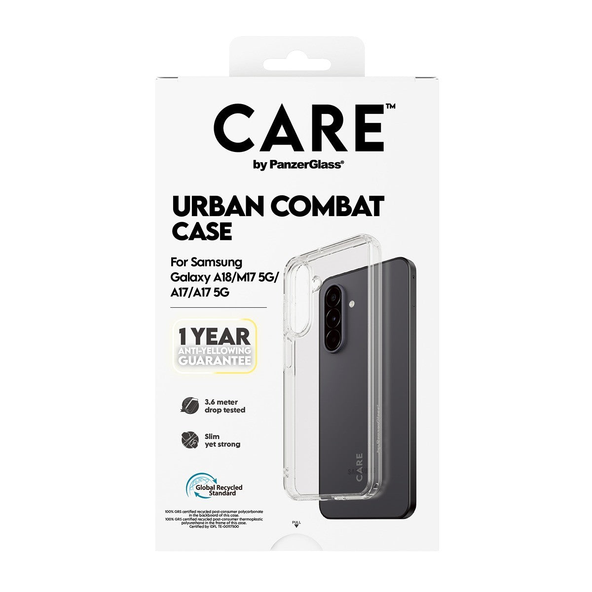 CARE by PanzerGlass Samsung Galaxy A17/A18 Deksel Urban Combat Klar