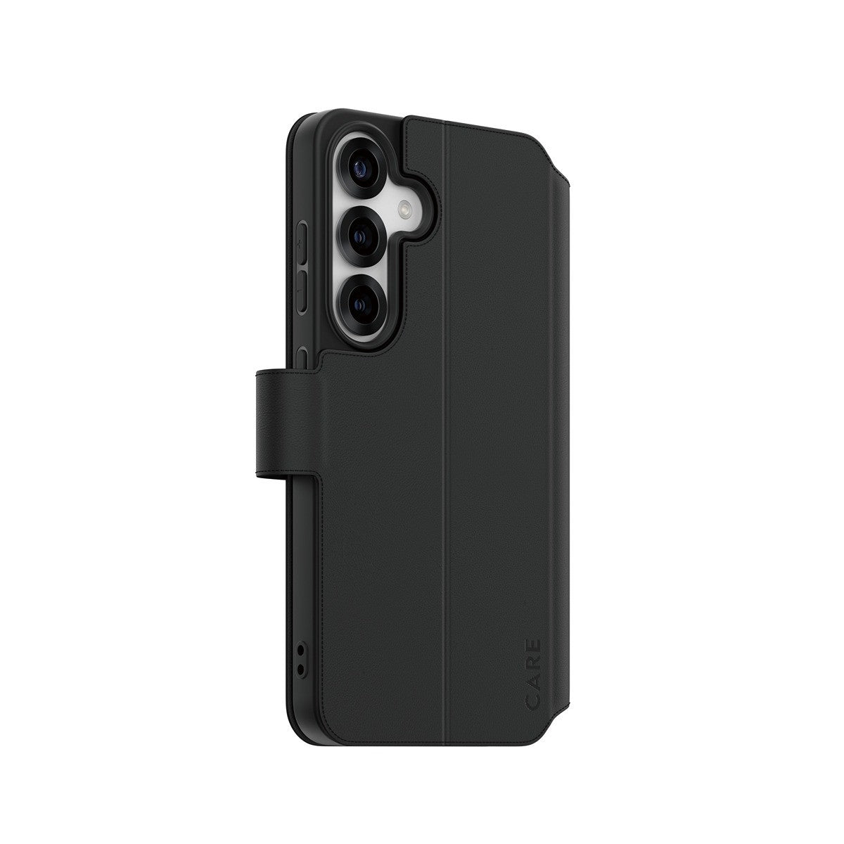 CARE by PanzerGlass Samsung Galaxy S25 Etui Wallet Kickstand Svart