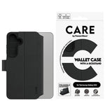 CARE by PanzerGlass Samsung Galaxy S25 Etui Wallet Kickstand Svart