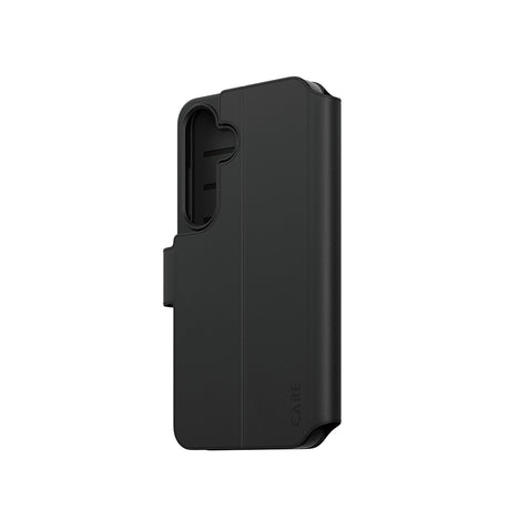 CARE by PanzerGlass Samsung Galaxy S25 Etui Wallet Kickstand Svart