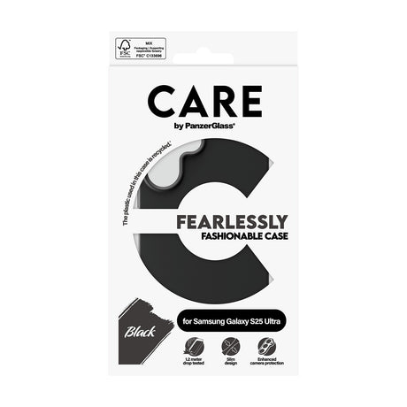 CARE by PanzerGlass Samsung Galaxy S25 Ultra Deksel Fashionable Svart