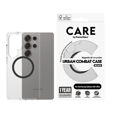 CARE by PanzerGlass Samsung Galaxy S25 Ultra Deksel Urban Combat MagSafe Svart