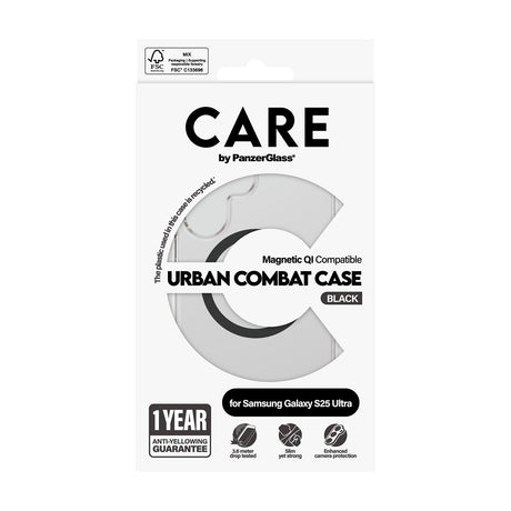CARE by PanzerGlass Samsung Galaxy S25 Ultra Deksel Urban Combat MagSafe Svart